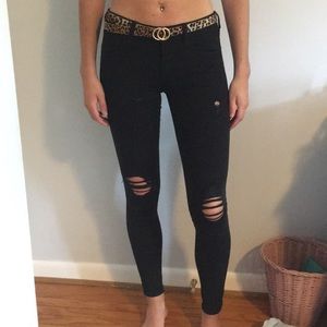 American Eagle Low Rise Black Jeans